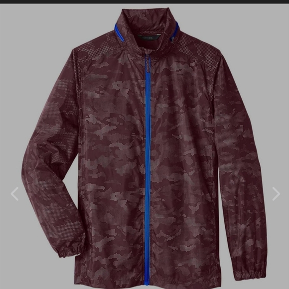 NWT North End Men's Burgundy/Olympic Blue Rotate Reflective Jacket Size Large - Picture 4 of 5